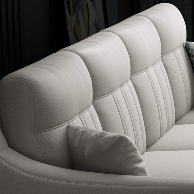 Modernismo a 4 posti sezionale con braccio inclinato di stoccaggio sezionale