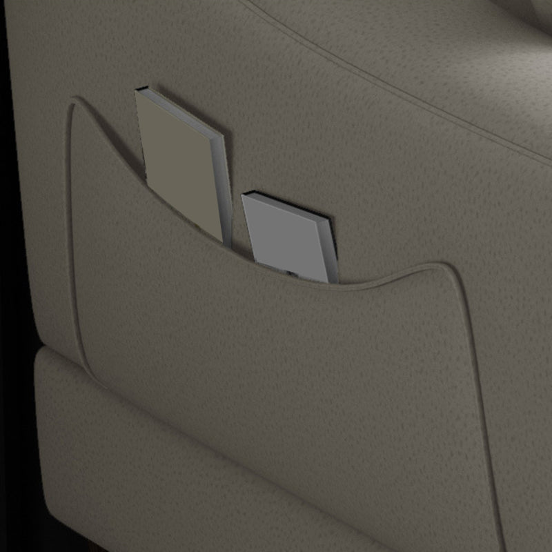 Modernismo a 4 posti sezionale con braccio inclinato di stoccaggio sezionale