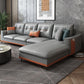 Tufted Modern Sloped Arm Sectional 5-seater Stain-resistant Sectional Clearhalo 'furn' 'furn_sectionals' 'Furniture' 'Living Room Furniture' 'Sectionals' 6014125