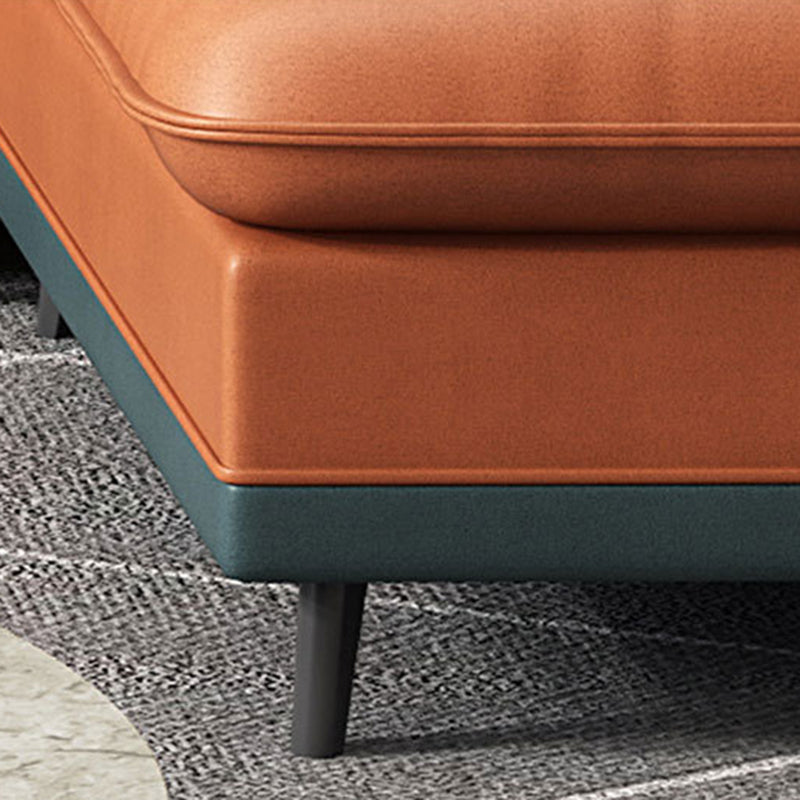 Tufted Modern Sloped Arm Sectional 5-seater Stain-resistant Sectional Clearhalo 'furn' 'furn_sectionals' 'Furniture' 'Living Room Furniture' 'Sectionals' 6014132