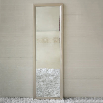 Sliver Glass Vanity Set 15.74" Wide Make-up Vanity with 6 Storage Drawers Mirror None Clearhalo 'Bedroom Furniture' 'furn' 'furn_makeup_vanities' 'Furniture' 'Makeup Vanities' 'makeup_vanities' 6014181