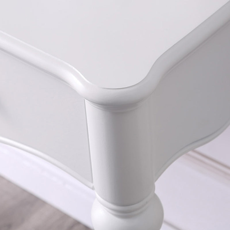 15,74 "set di vanità di betulla larga con vanità per il trucco delle feci con cassetto e specchio