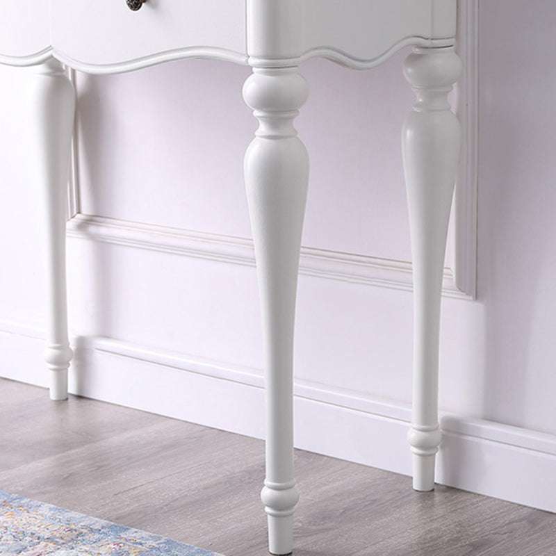 15,74 "set di vanità di betulla larga con vanità per il trucco delle feci con cassetto e specchio