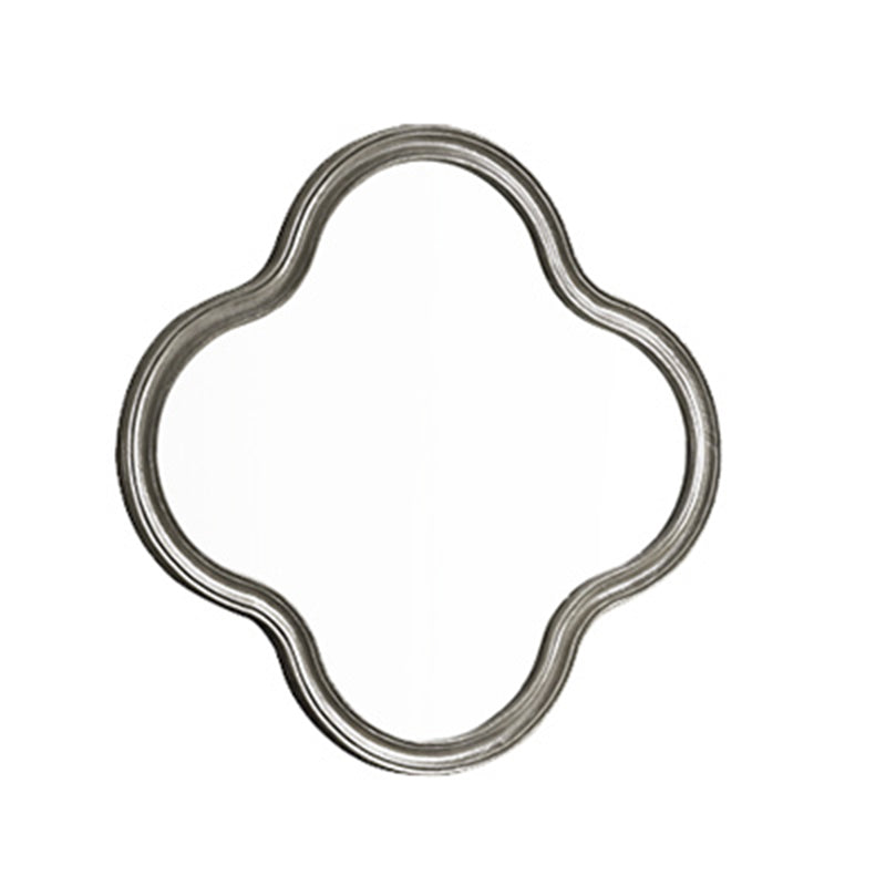 Eiken ijdelheid set met ontlasting grijze ijdelheid met lade en spiegel