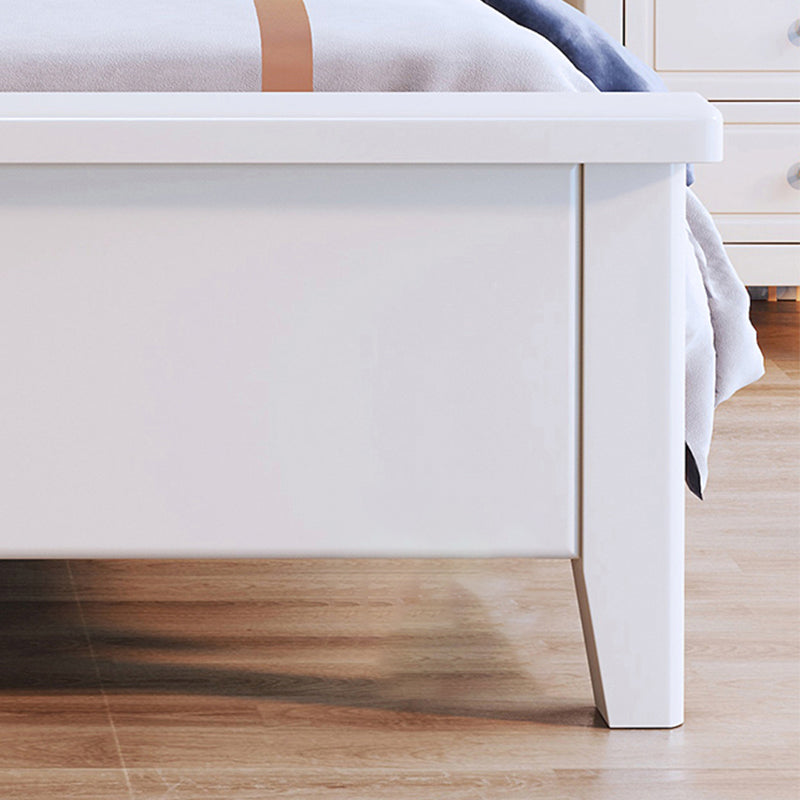 Moderne Holzstandard -Bettbuchhandel enthalten Bettenrahmen mit Kopfteil