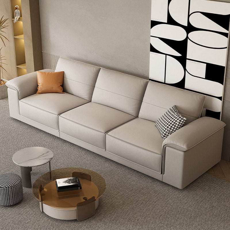 Contemporain 35,4 "H Faux Tox Pillow Top Top Bras pour le salon