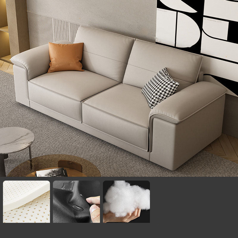 Contemporain 35,4 "H Faux Tox Pillow Top Top Bras pour le salon