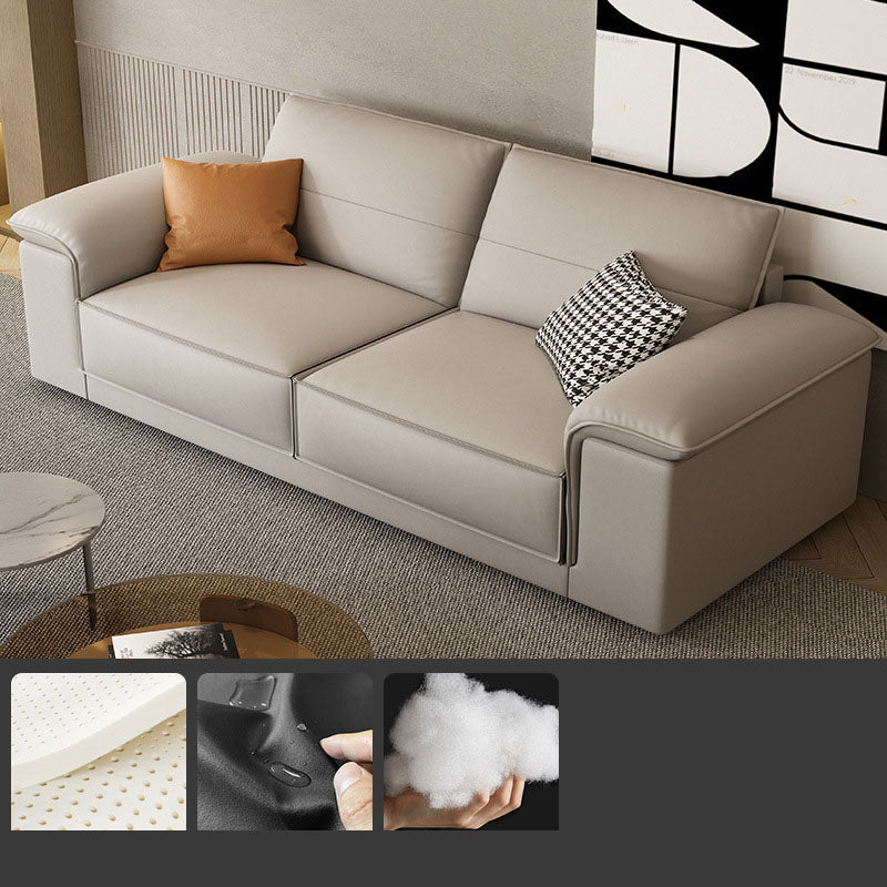 Contemporain 35,4 "H Faux Tox Pillow Top Top Bras pour le salon