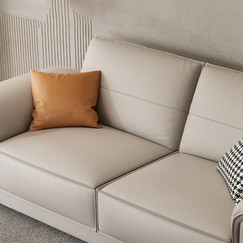 Contemporain 35,4 "H Faux Tox Pillow Top Top Bras pour le salon