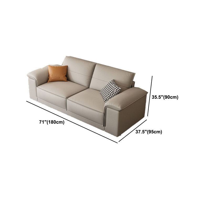 Contemporain 35,4 "H Faux Tox Pillow Top Top Bras pour le salon