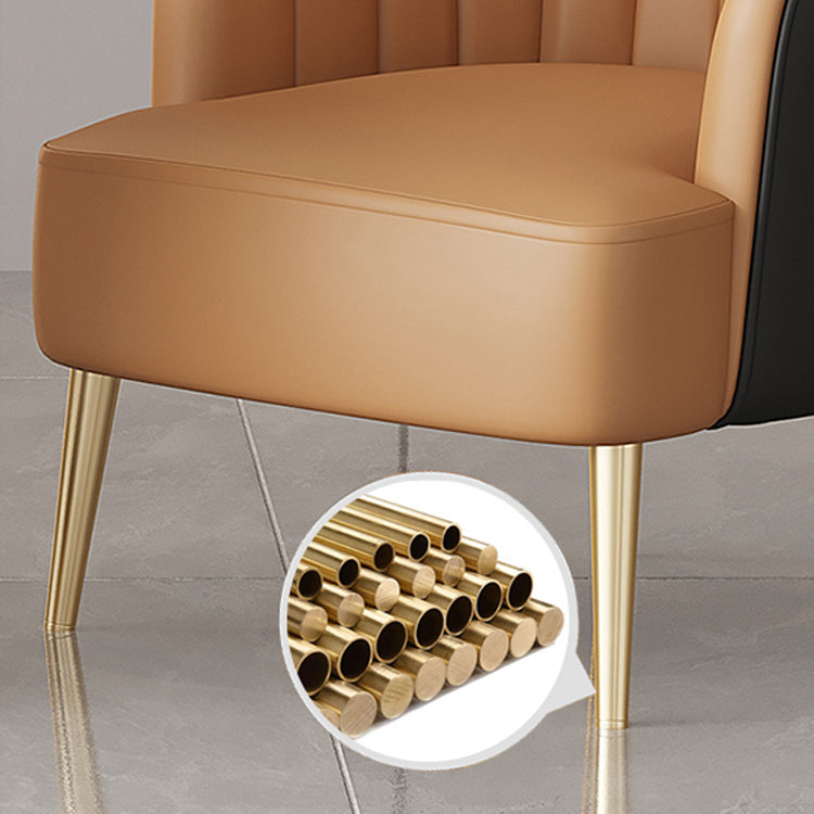 29.52" High Recessed Arms Chair Basic Four Leg Accent Armchair Clearhalo 'Accent Chairs' 'accent_chairs' 'Chairs & Seating' 'furn' 'furn_accent_chairs' 'Furniture' 'Living Room Furniture' 6014964