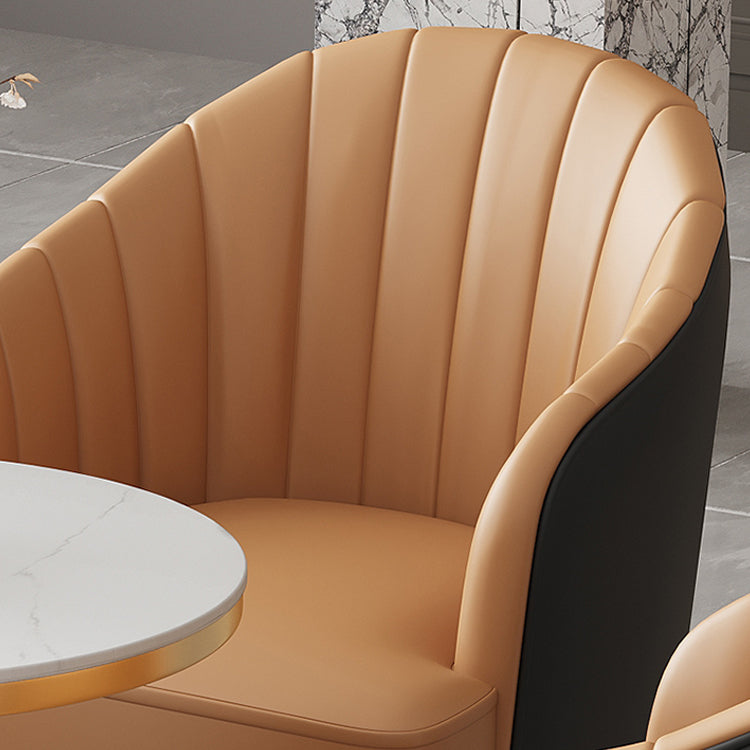 29.52" High Recessed Arms Chair Basic Four Leg Accent Armchair Clearhalo 'Accent Chairs' 'accent_chairs' 'Chairs & Seating' 'furn' 'furn_accent_chairs' 'Furniture' 'Living Room Furniture' 6014966