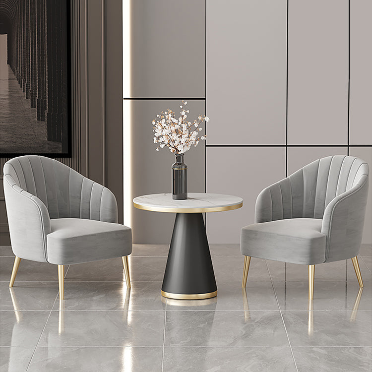 29.52" High Recessed Arms Chair Basic Four Leg Accent Armchair Clearhalo 'Accent Chairs' 'accent_chairs' 'Chairs & Seating' 'furn' 'furn_accent_chairs' 'Furniture' 'Living Room Furniture' 6014969