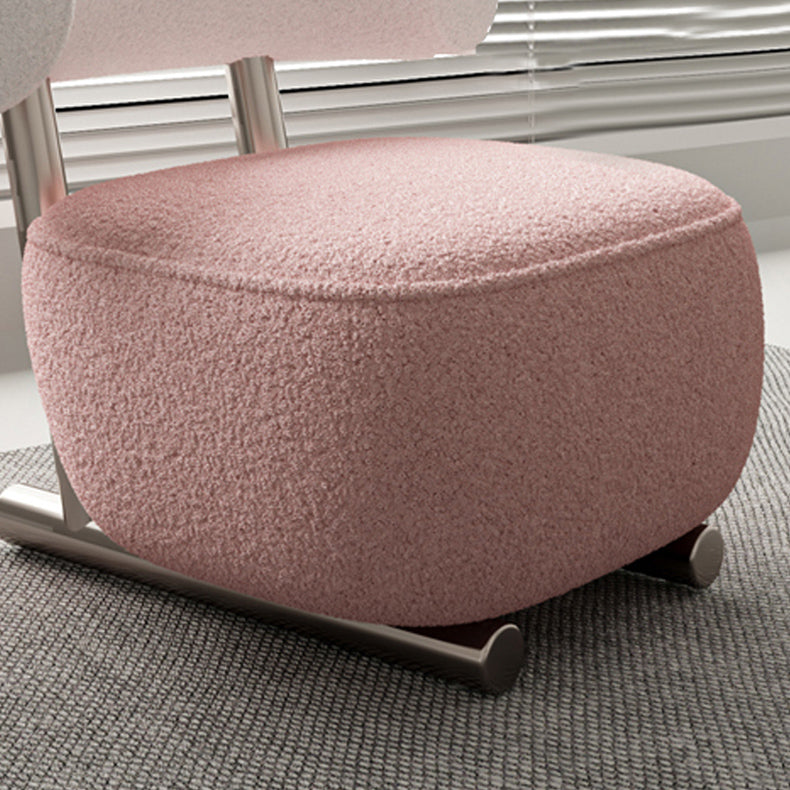 Wool Armless Chair with Tight Back 36.61" Wide Chair for Living Room Clearhalo 'Accent Chairs' 'accent_chairs' 'Chairs & Seating' 'furn' 'furn_accent_chairs' 'Furniture' 'Living Room Furniture' 6015000