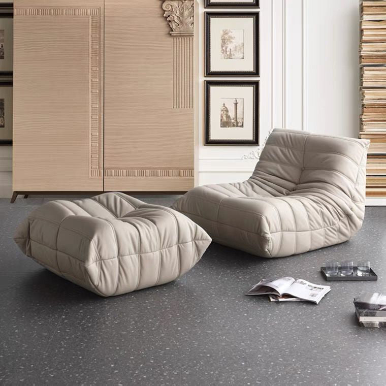 Armless Chair with Tufted Back 35.43" Wide Velvet Chair for Living Room