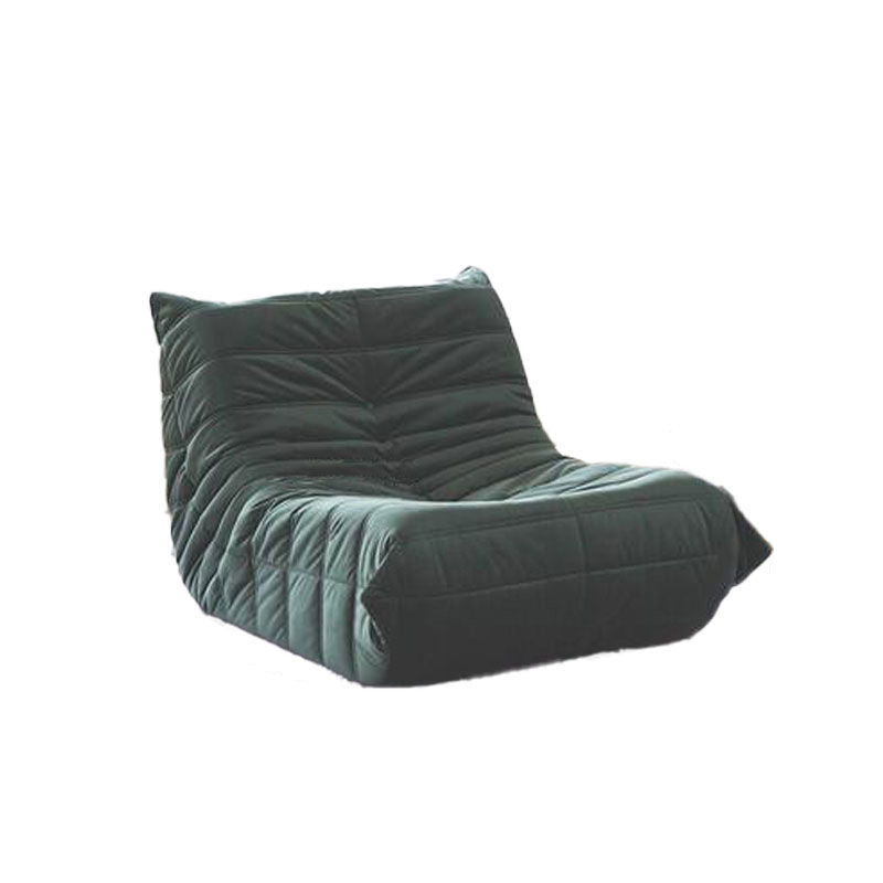 Armless Chair with Tufted Back 35.43" Wide Velvet Chair for Living Room