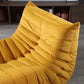 Armless Chair with Tufted Back 35.43" Wide Velvet Chair for Living Room
