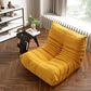 Armless Chair with Tufted Back 35.43" Wide Velvet Chair for Living Room