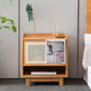Contemporary Wood Accent Table Nightstand 21.65" Tall Bed Nightstand Clearhalo 'Bedroom Furniture' 'furn' 'furn_night_stand' 'Furniture' 'night_stand' 'Nightstands' 6015122