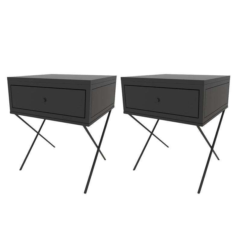 Table de nuit moderne 1 tire-dessin table de nuit pour le salon, 18 "W x 20" H