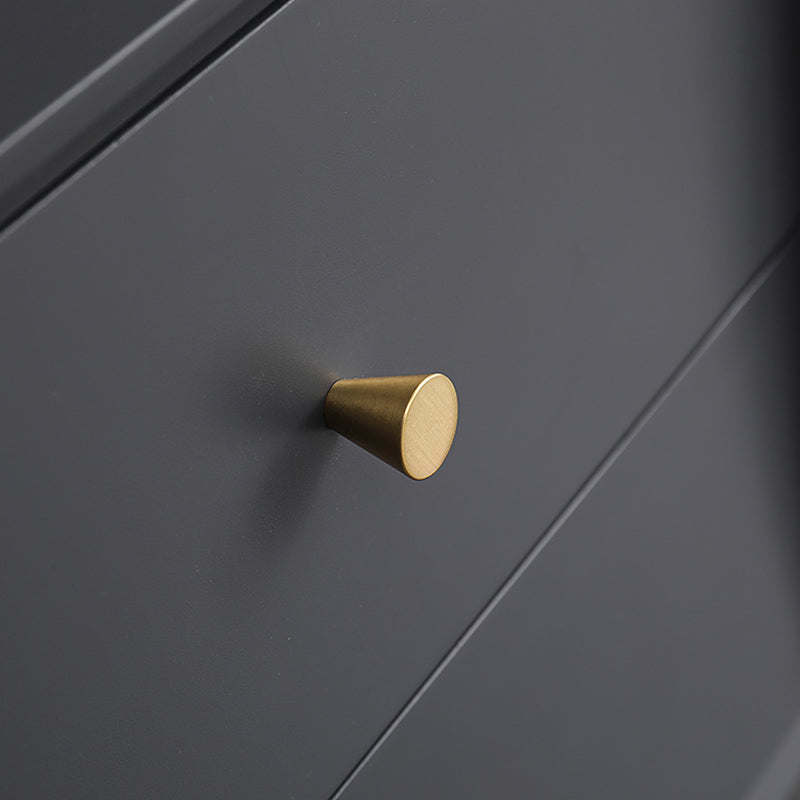 Table de nuit moderne 2 tiroirs table de nuit en bois massif, 20 "de haut