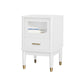Contemporary Accent Table Nightstand Solid Wood Night Table with Drawer
