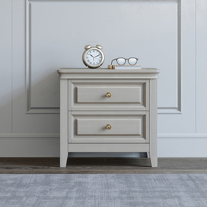 Table de chevet de lit en bois massif table de nuit traditionnelle avec tiroir