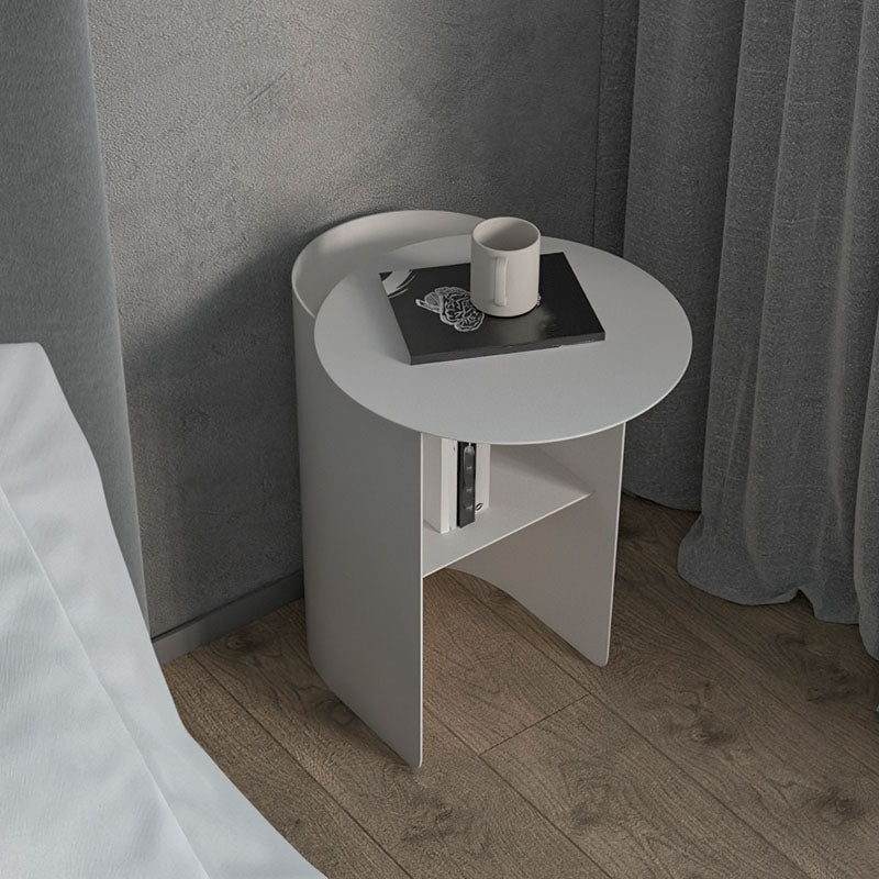 Comodino in metallo mobile moderno per scaffali, 18 "l x 15" w x 20 "h