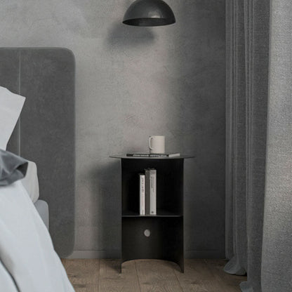 Comodino in metallo mobile moderno per scaffali, 18 "l x 15" w x 20 "h