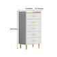 16.5-inch W Storage Chest Modern Storage Chest Dresser with 4/5/6 Drawers Clearhalo 'Bedroom Furniture' 'Dressers & Chests' 'dressers_chests' 'furn' 'furn_dressers_chests' 'Furniture' 6015472
