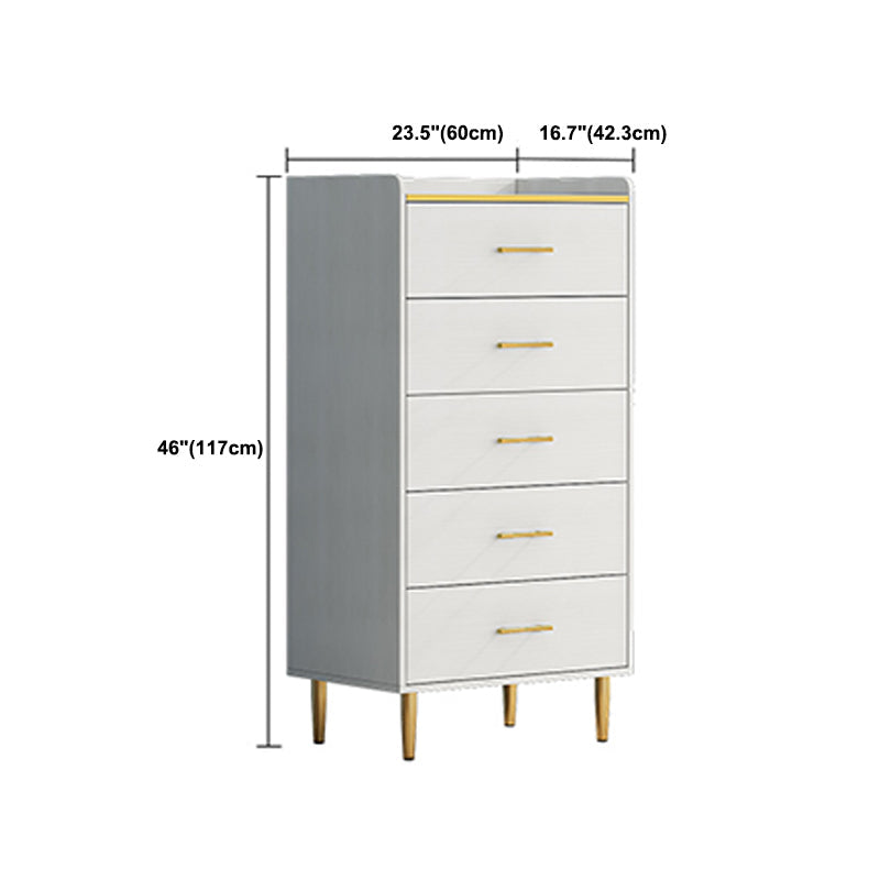 16.5-inch W Storage Chest Modern Storage Chest Dresser with 4/5/6 Drawers Clearhalo 'Bedroom Furniture' 'Dressers & Chests' 'dressers_chests' 'furn' 'furn_dressers_chests' 'Furniture' 6015472