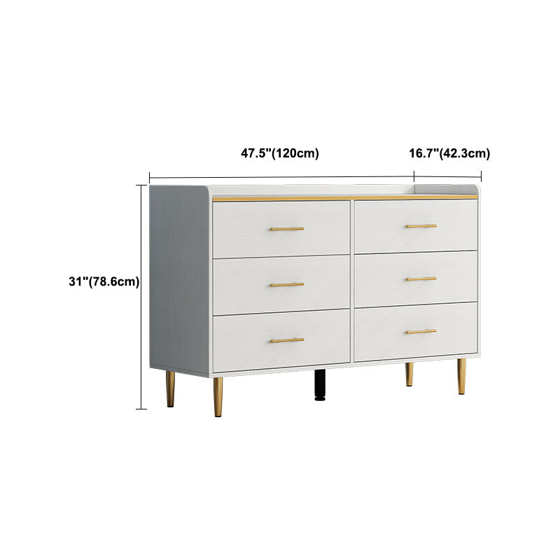 16.5-inch W Storage Chest Modern Storage Chest Dresser with 4/5/6 Drawers Clearhalo 'Bedroom Furniture' 'Dressers & Chests' 'dressers_chests' 'furn' 'furn_dressers_chests' 'Furniture' 6015473
