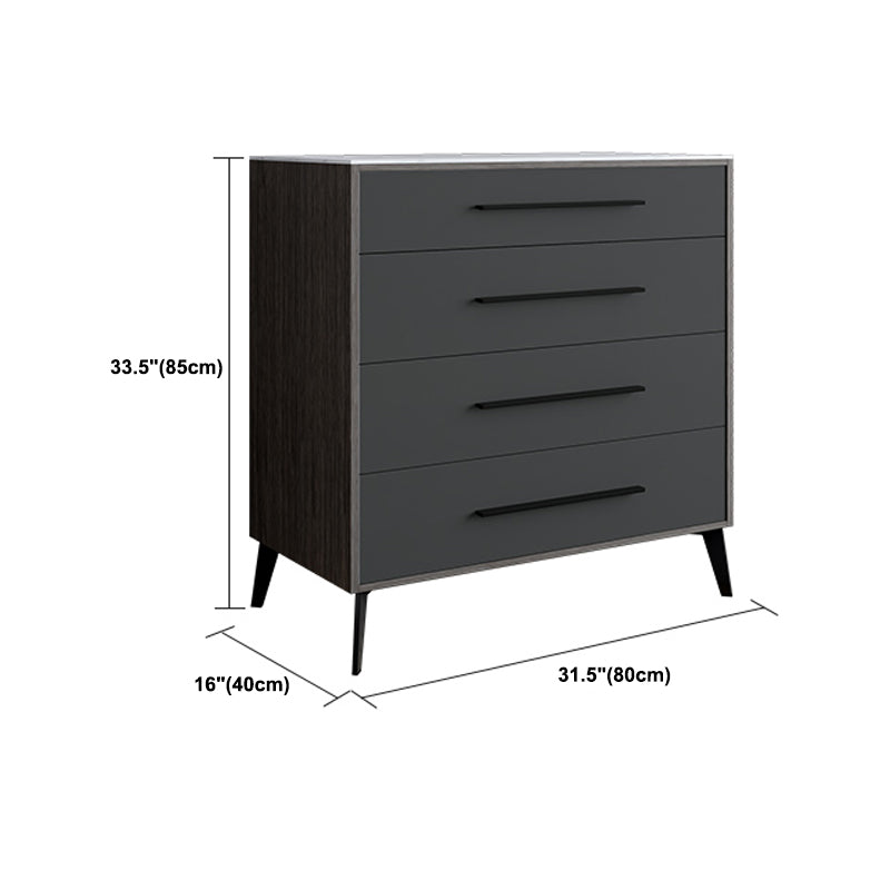 15.6-inch Width Storage Chest Ultra-Modern Dresser with 4/5/6 Drawers Clearhalo 'Bedroom Furniture' 'Dressers & Chests' 'dressers_chests' 'furn' 'furn_dressers_chests' 'Furniture' 6015487
