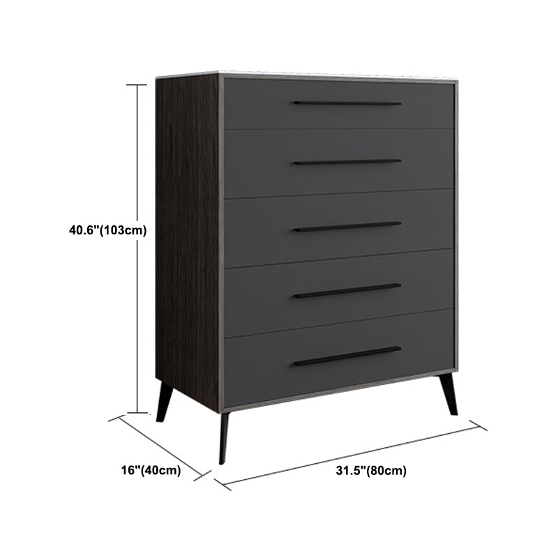 15.6-inch Width Storage Chest Ultra-Modern Dresser with 4/5/6 Drawers Clearhalo 'Bedroom Furniture' 'Dressers & Chests' 'dressers_chests' 'furn' 'furn_dressers_chests' 'Furniture' 6015488