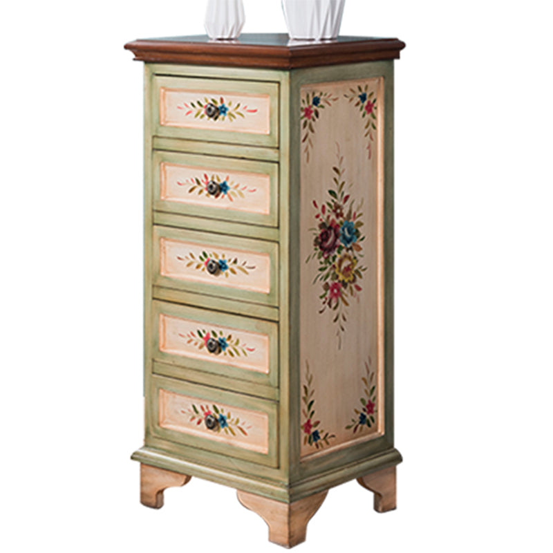 Vaste houten dressoir Amerikaan traditionele opbergkist met 5/7 laden