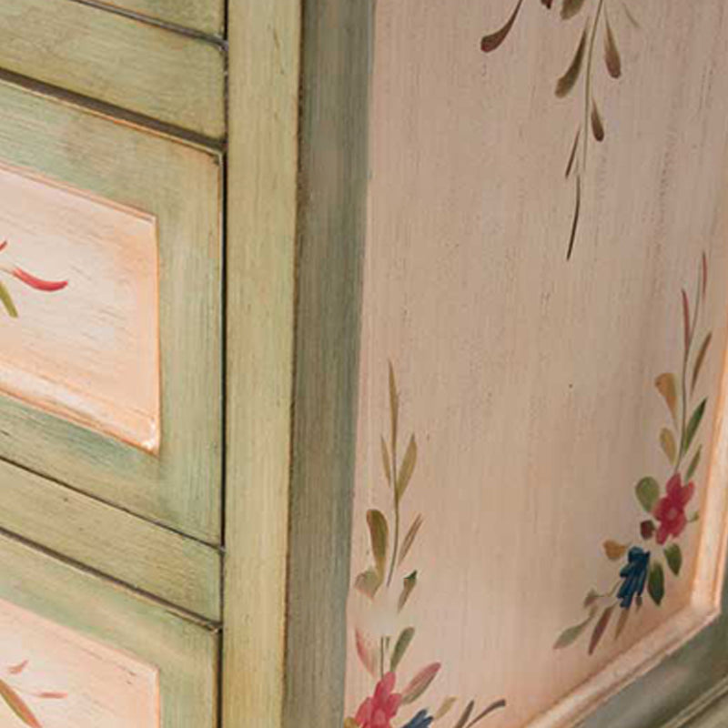 Vaste houten dressoir Amerikaan traditionele opbergkist met 5/7 laden