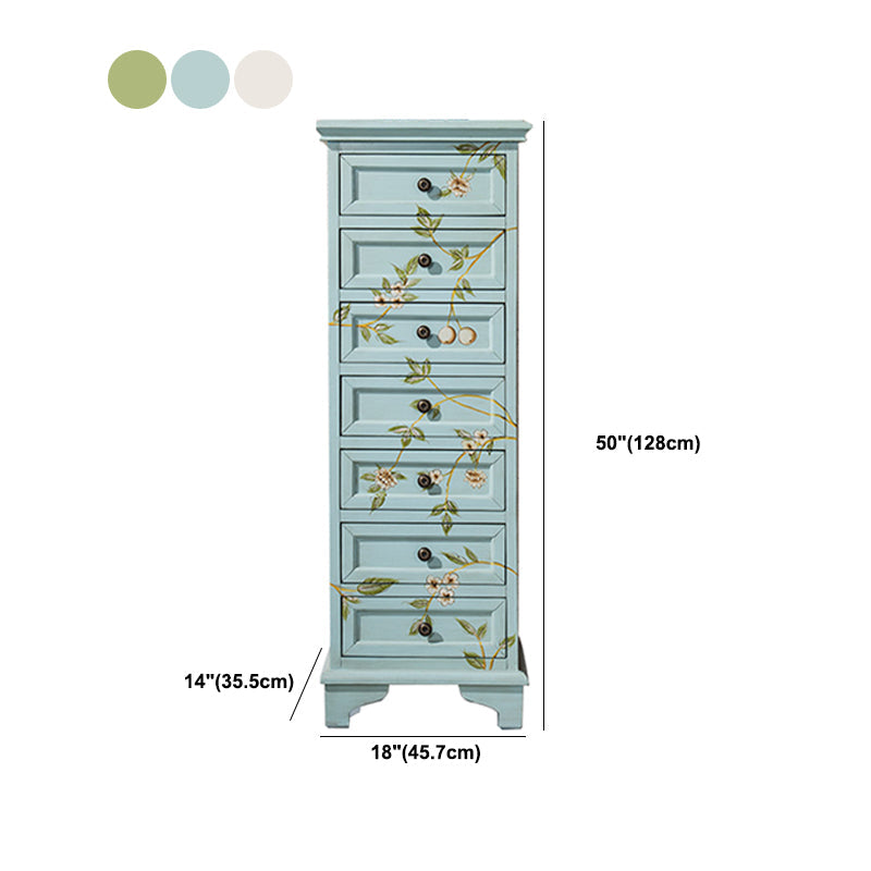Vaste houten dressoir Amerikaan traditionele opbergkist met 5/7 laden