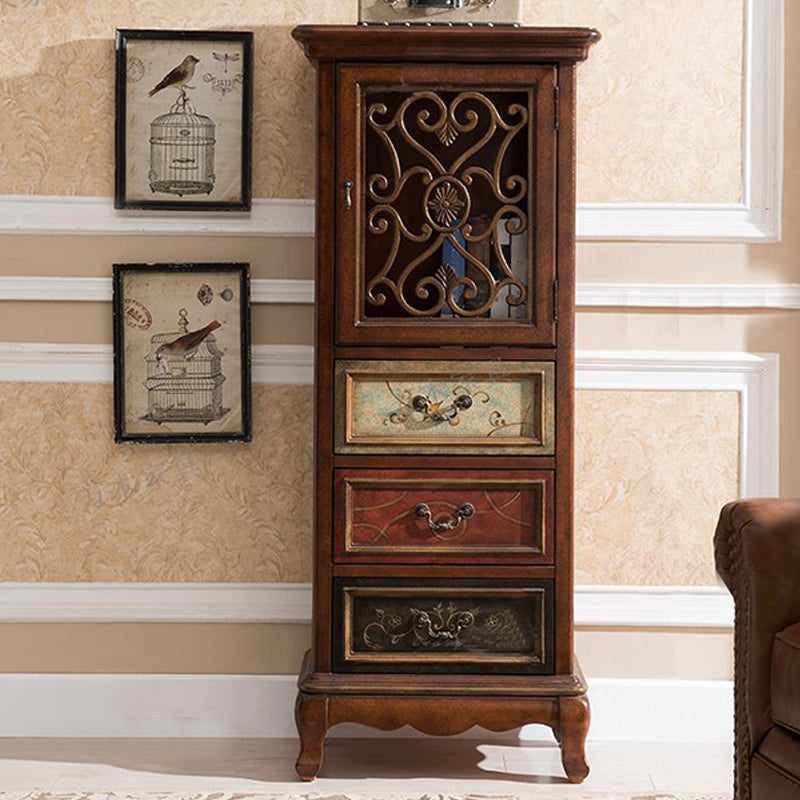 13.65-inch W Dressoir Traditionele opbergkist met 2/3 laden