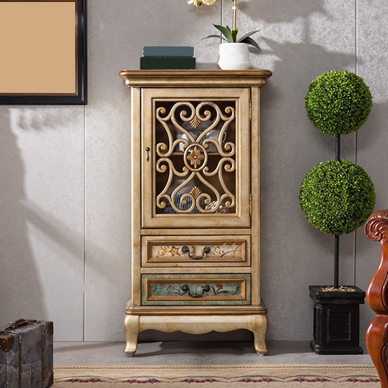 13.65-inch W Dresser Traditional Storage Chest with 2/3 Drawers 25.5"L x 14"W x 47"H Gold Clearhalo 'Bedroom Furniture' 'Dressers & Chests' 'dressers_chests' 'furn' 'furn_dressers_chests' 'Furniture' 6015527