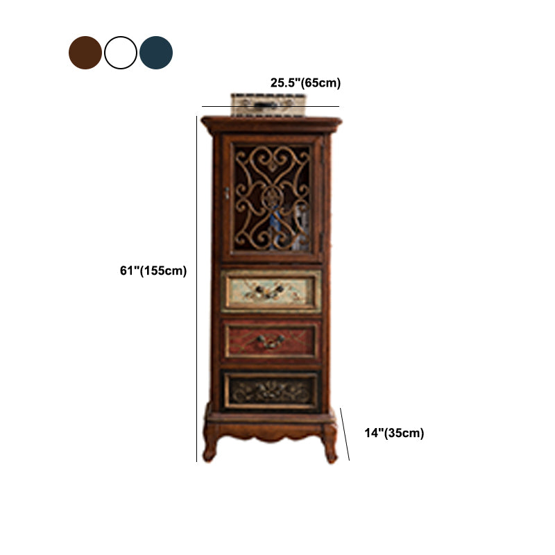 13.65-inch W Dressoir Traditionele opbergkist met 2/3 laden