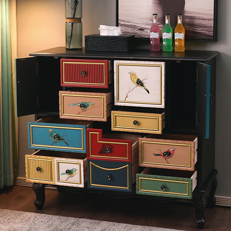 Nautical Wooden Storage Chest Bedroom Horizontal Chest with 3 Drawers Clearhalo 'Bedroom Furniture' 'Dressers & Chests' 'dressers_chests' 'furn' 'furn_dressers_chests' 'Furniture' 6015925