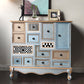 Nautical Wooden Storage Chest Bedroom Horizontal Chest with 3 Drawers Grey Clearhalo 'Bedroom Furniture' 'Dressers & Chests' 'dressers_chests' 'furn' 'furn_dressers_chests' 'Furniture' 6015928
