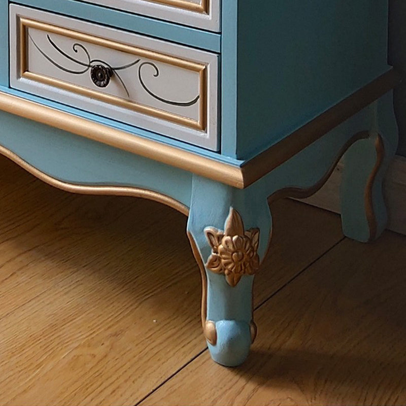 Nautical Wooden Storage Chest Bedroom Horizontal Chest with 3 Drawers Clearhalo 'Bedroom Furniture' 'Dressers & Chests' 'dressers_chests' 'furn' 'furn_dressers_chests' 'Furniture' 6015934