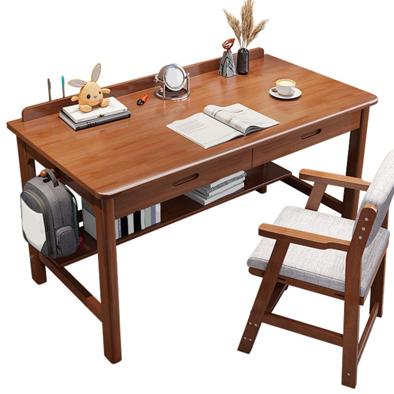 Eigentijdse kantoorbureau rechthoekige schrijfbureau met 2 laden