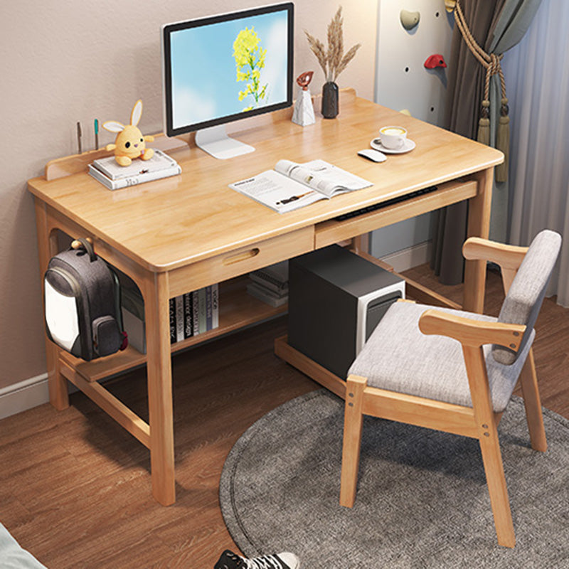 Eigentijdse kantoorbureau rechthoekige schrijfbureau met 2 laden