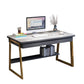 30" H Office Desk Rectangular Writing Desk with File Cabinet 47"L x 24"W x 30"H Grey Clearhalo 'furn' 'furn_office_desk' 'Furniture' 'Office Desks' 'Office Furniture' 'office_desk' 6019066