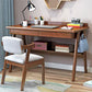 Contemporary Wood Office Desk 29.52" H Writing Desk With 2 Drawers 47.2"L x 23.6"W x 29.5"H Walnut Shelves Clearhalo 'furn' 'furn_office_desk' 'Furniture' 'Office Desks' 'Office Furniture' 'office_desk' 6019107