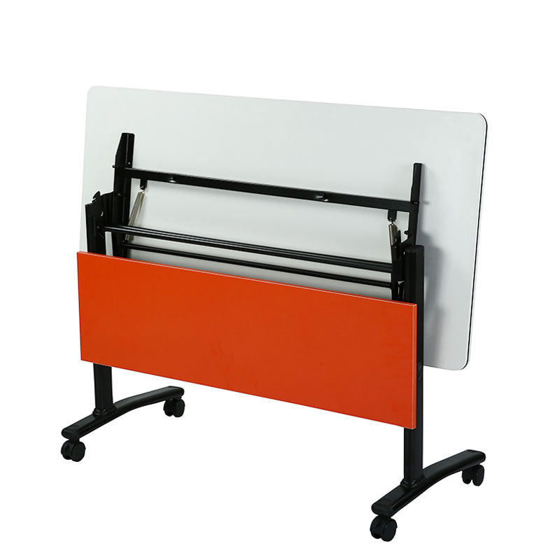 Eigentijds schrijfbureau voor kantoor 30 "H rechthoekig bureau met caster wielen