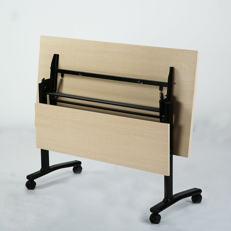 Eigentijds schrijfbureau voor kantoor 30 "H rechthoekig bureau met caster wielen