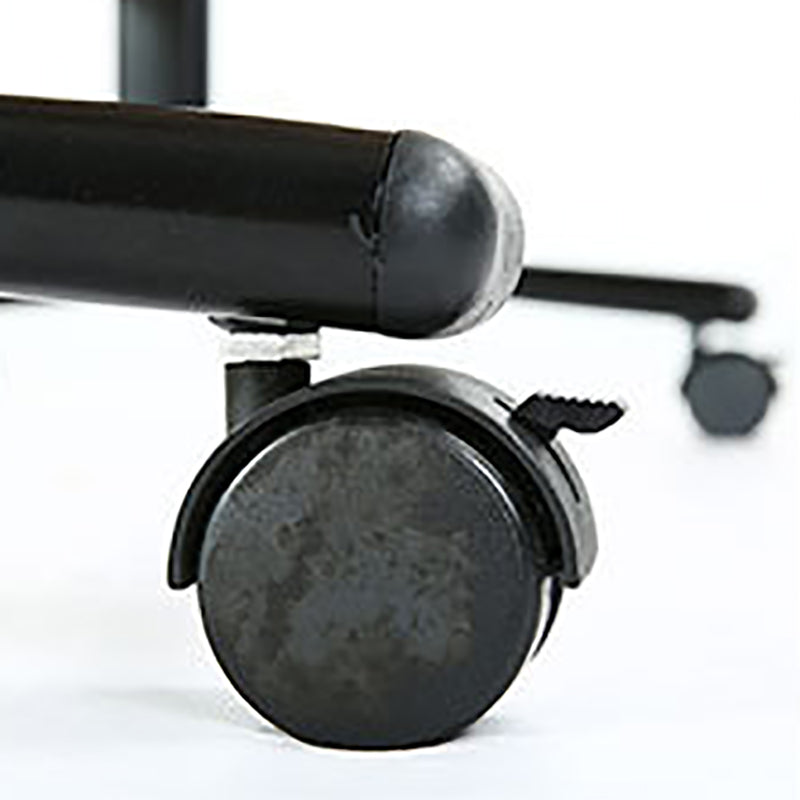 Eigentijds schrijfbureau voor kantoor 30 "H rechthoekig bureau met caster wielen